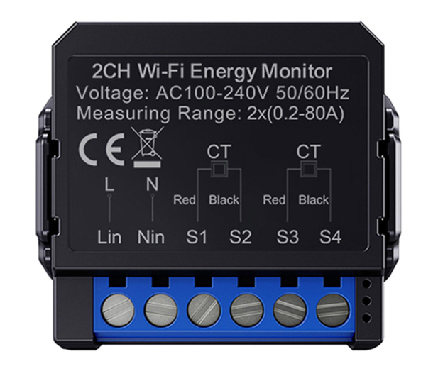 Avatto Inteligentny dwukierunkowy licznik energii  WiFi WPM16-2 - 1510597 - zdjęcie